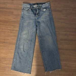 Banana Republic High Rise Wide Leg Crop Jean